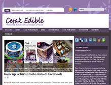 Tablet Screenshot of cetakedible.com